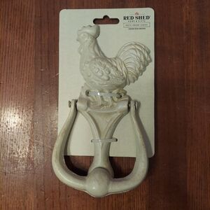 Red Shed White Chicken Door Knocker